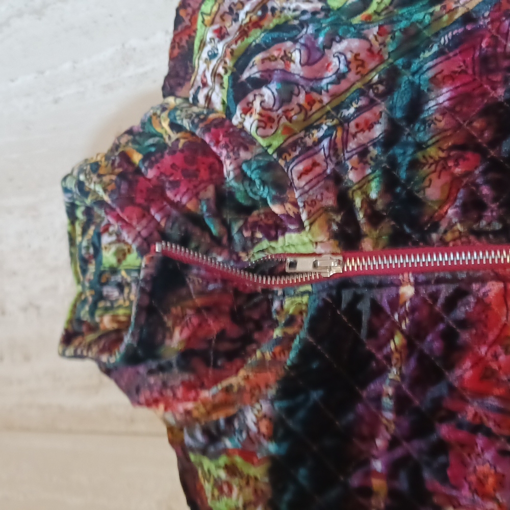Chico's Multi-Color Quilted Vest - Picture 3 of 5